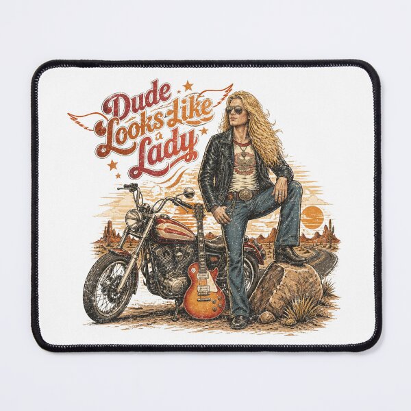 Item preview, Biker Looks Like a Lady Rock designed and sold by Nacho Average Designs.