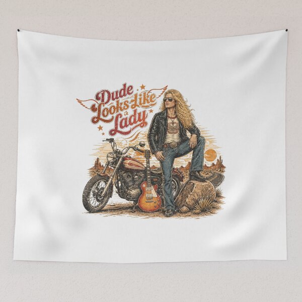 Item preview, Biker Looks Like a Lady Rock  designed and sold by Nacho Average Designs.