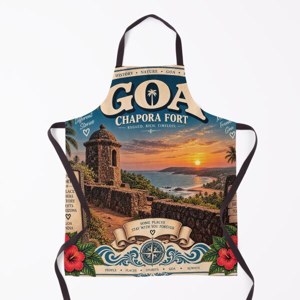 Item preview, Chapora Fort — Where History Meets Horizons designed and sold by Goanheartprints.