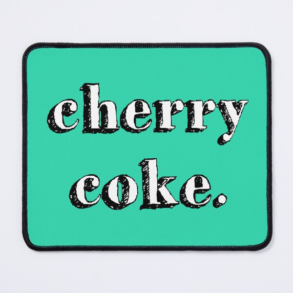 Item preview, cherry coke sign music bottle drink iconic mint green designed and sold by Doctor Schtrudel.