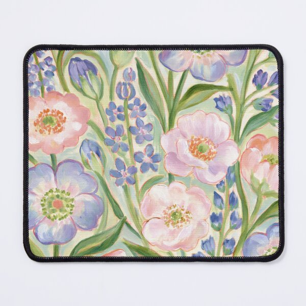 Item preview, Pastel Spring Floral Hand Painted Pattern designed and sold by TheVintageEdit.