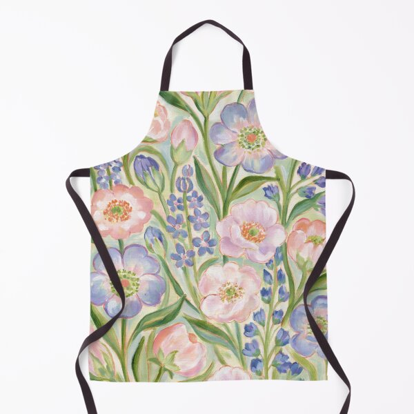 Item preview, Pastel Spring Floral Hand Painted Pattern designed and sold by TheVintageEdit.