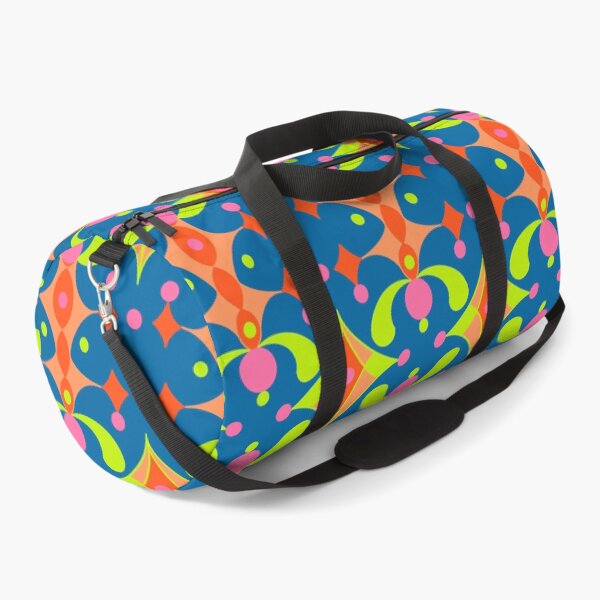 Item preview, Copy of Groovy Geometric Pattern in Teal, Chartreus and Orange designed and sold by LaRoach Digital Arts.