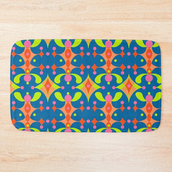 Item preview, Copy of Groovy Geometric Pattern in Teal, Chartreus and Orange designed and sold by LaRoach Digital Arts.