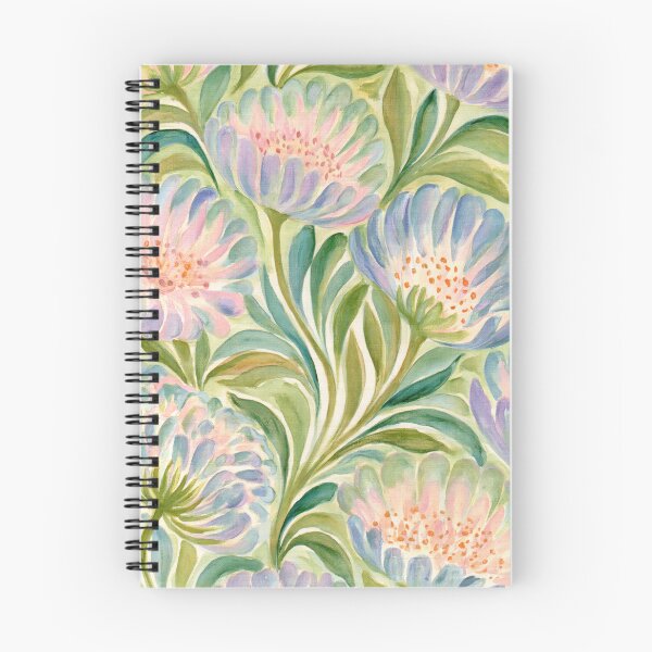 Item preview, Painterly Pastel Floral Botanical Pattern designed and sold by TheVintageEdit.