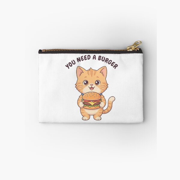 Item preview, Burger Lover Chibi Cat designed and sold by cobano.