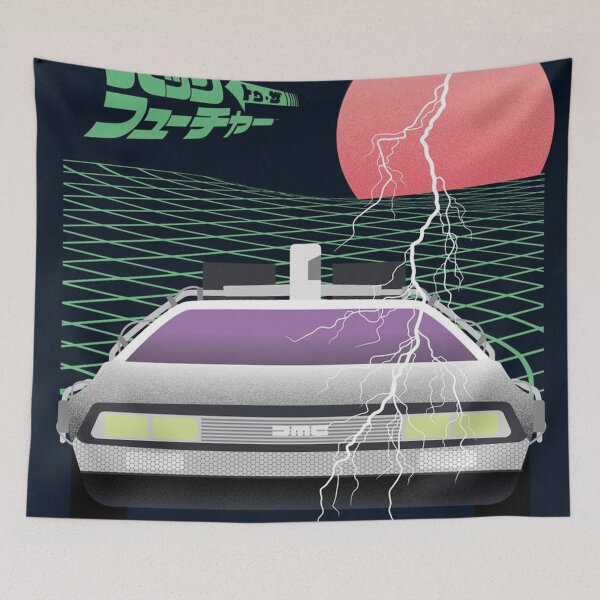 Artikelvorschau, DeLorean – Retro Future Neon entworfen und verkauft von sailor-moon92.