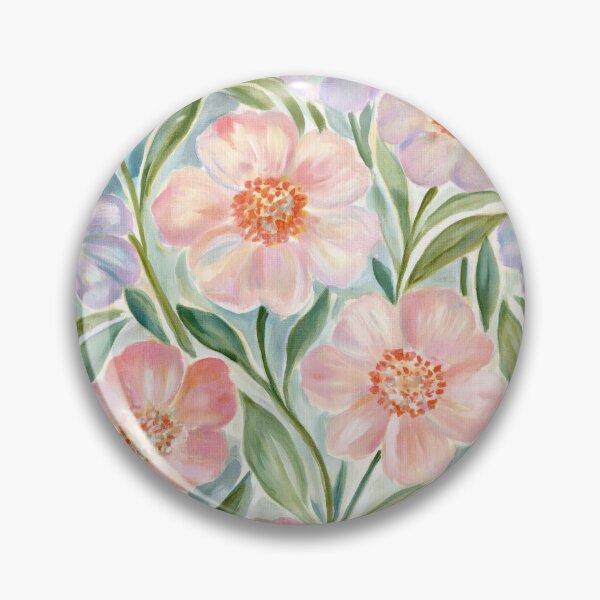 Item preview, Pink Pastel Floral Spring Botanical Pattern designed and sold by TheVintageEdit.