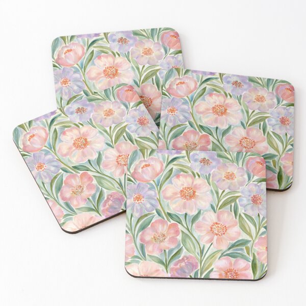 Item preview, Pink Pastel Floral Spring Botanical Pattern designed and sold by TheVintageEdit.