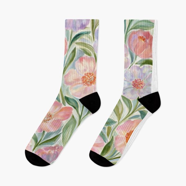 Item preview, Pink Pastel Floral Spring Botanical Pattern designed and sold by TheVintageEdit.