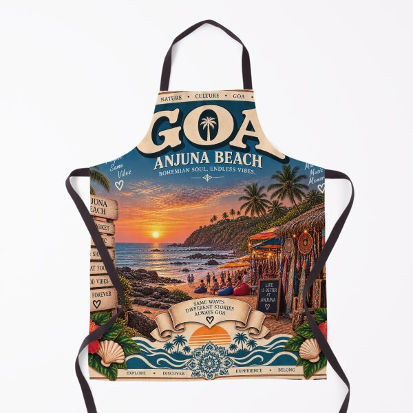 Item preview, Anjuna Beach — Bohemian Soul · Endless Vibes designed and sold by Goanheartprints.