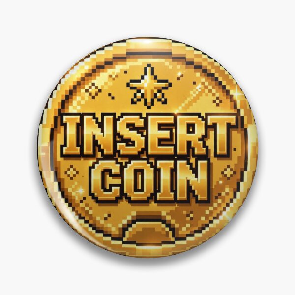 Item preview, Insert Coin designed and sold by SunshinesShoppe.