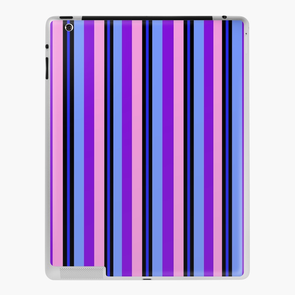 White Horizontal Stripes Over Purple and Blue Clouds - Skin Decal Viny –  TheSkinDudes