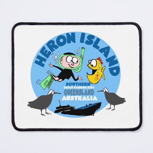 Item preview, Heron Island Southern Great Barrier Reef Nature Souvenir designed and sold by Al Benge - NZ & Australian Art.