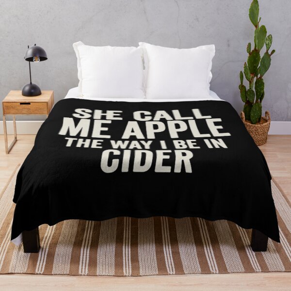 Item preview, She Call Me Apple The Way I Be in Cider T-Shirt – Funny Cider Lover Gift, Apple Orchard Graphic Tee designed and sold by Trendably.