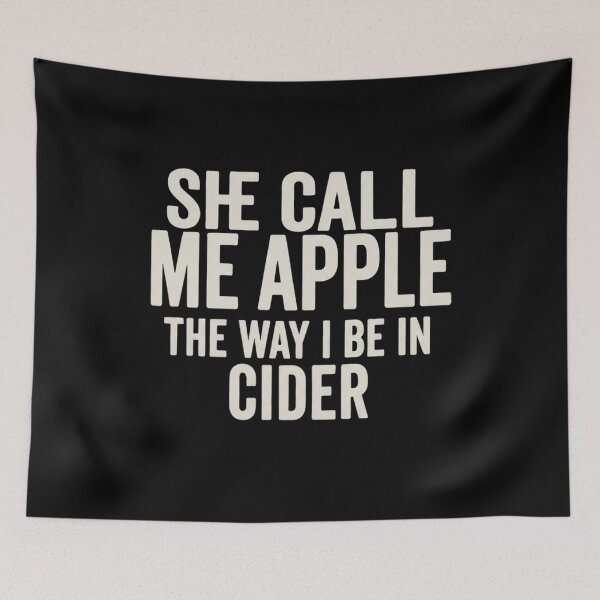 Item preview, She Call Me Apple The Way I Be in Cider T-Shirt – Funny Cider Lover Gift, Apple Orchard Graphic Tee designed and sold by Trendably.