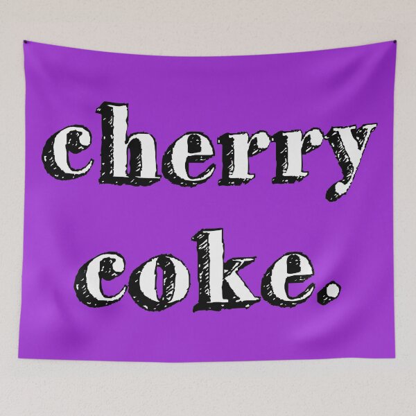 Item preview, cherry coke sign music bottle drink iconic purple violet designed and sold by Doctor Schtrudel.