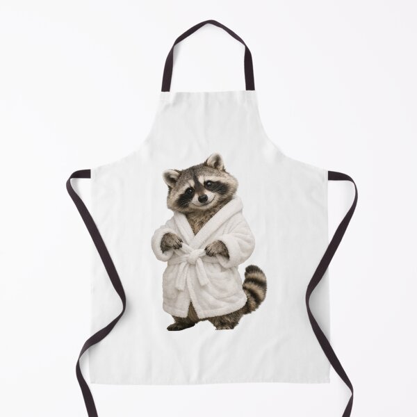 Item preview, Raccoon Fluffy Bathrobe designed and sold by Sillytoe.