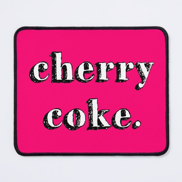 Item preview, cherry coke sign music bottle drink iconic dark pink designed and sold by Doctor Schtrudel.
