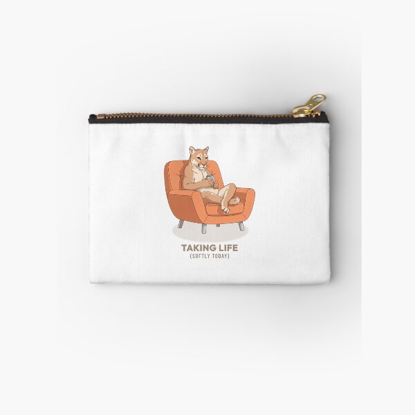 Item preview, Puma Drinking Mate Vintage Illustration designed and sold by COZY VINTAGE animal.