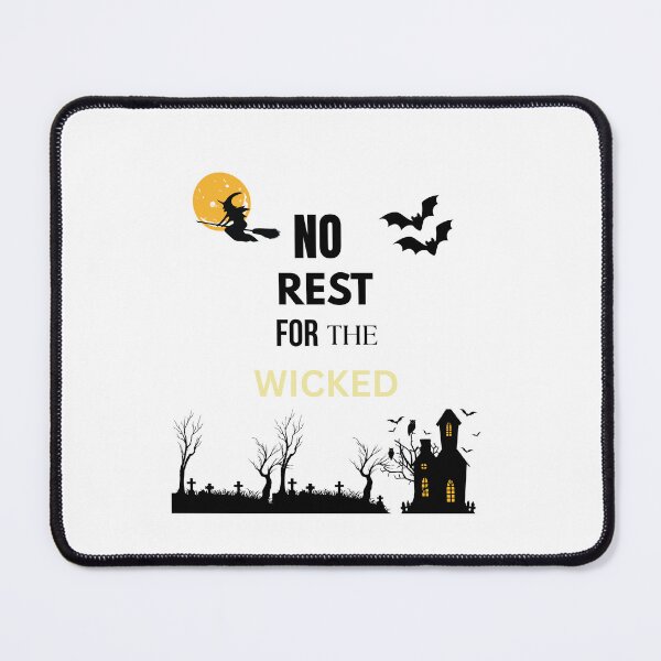 Item preview, No Rest For The Wicked Halloween Skeleton designed and sold by PureCanvas Co.