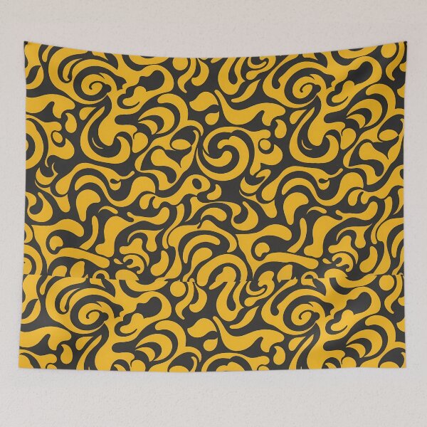 Item preview, Banana Geometric Damask Ornamental Seamless Pattern Collection designed and sold by ART ATTACK ZONE.