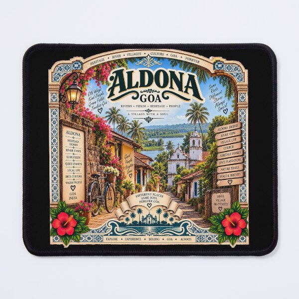 Item preview, Aldona Goa — A Village With a Soul designed and sold by Goanheartprints.