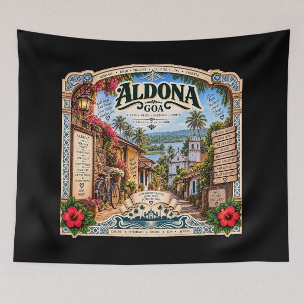 Item preview, Aldona Goa — A Village With a Soul designed and sold by Goanheartprints.