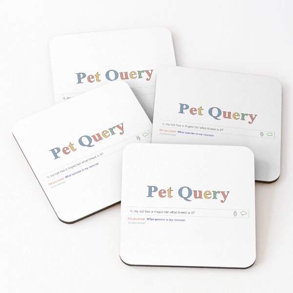 Item preview, Pet Query Raccoon Mistake - Funny Cat Breed Search Bar designed and sold by JustAsmahDesign.