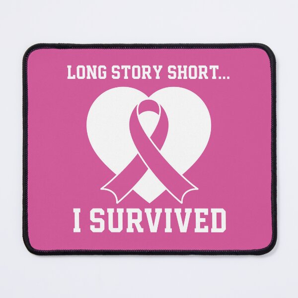 Item preview, Long Story Short I Survived Cancer Ribbon designed and sold by AdventureTee.
