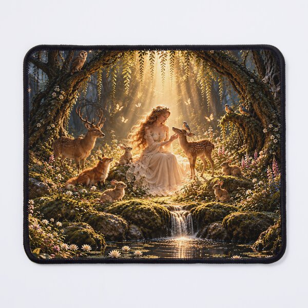 Item preview, Maiden of the Enchanted Forest Oasis designed and sold by nikkolaus.