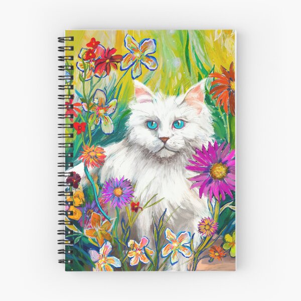 Artikelvorschau, weiße Katze entworfen und verkauft von Josefien Stoppelenburg Art .