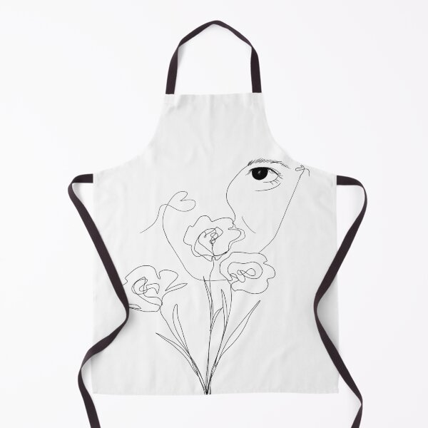 Item preview, Minimalist Woman And Flowers Line Art designed and sold by a1-x.