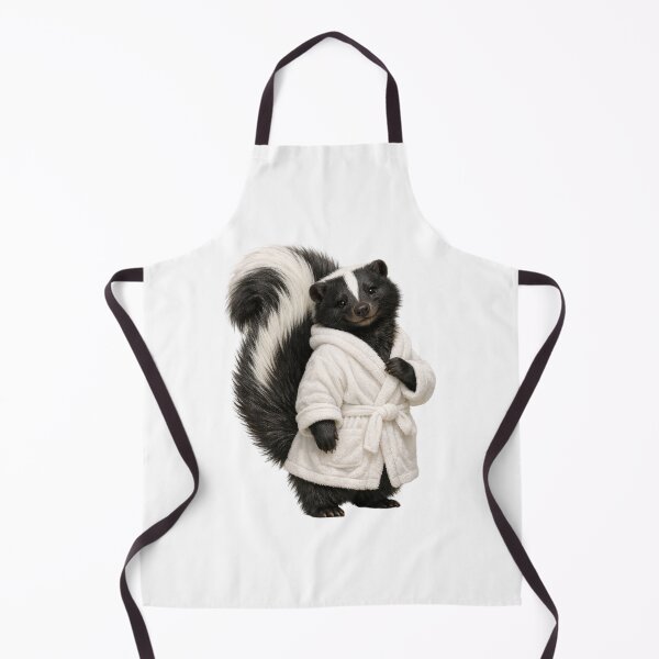 Item preview, Skunk Fluffy Bathrobe designed and sold by Sillytoe.