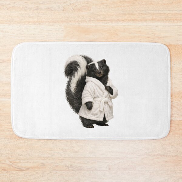 Item preview, Skunk Fluffy Bathrobe designed and sold by Sillytoe.