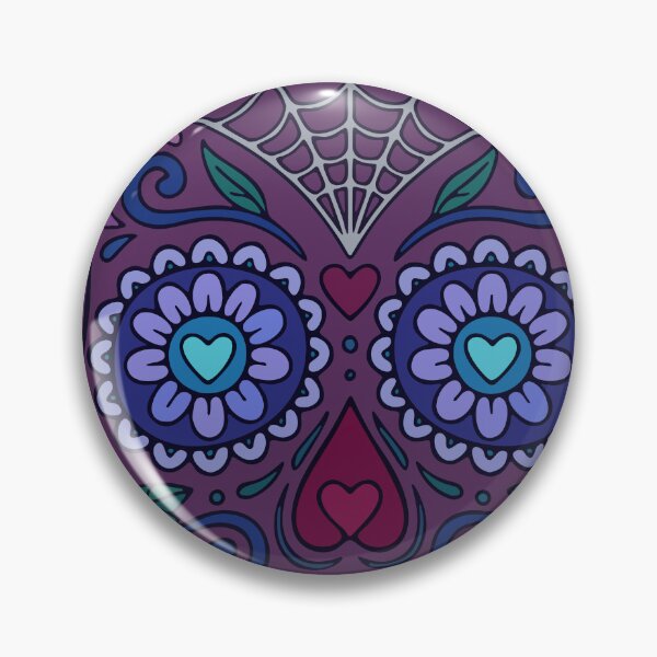 Item preview, Catrina Colorful Sugar Skull Illustration designed and sold by  Ojo de Lilith.