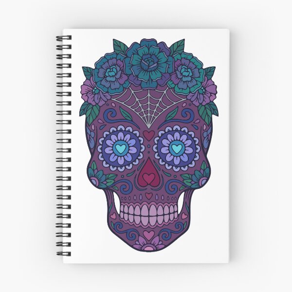Item preview, Catrina Colorful Sugar Skull Illustration designed and sold by  Ojo de Lilith.