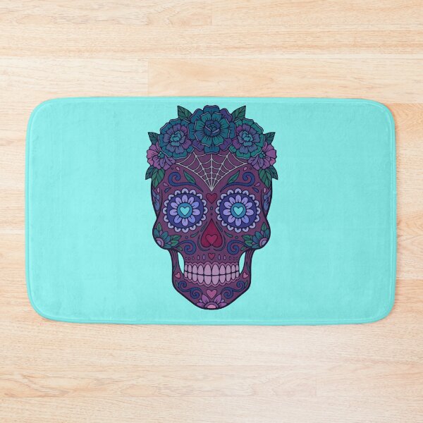 Item preview, Catrina Colorful Sugar Skull Illustration designed and sold by  Ojo de Lilith.