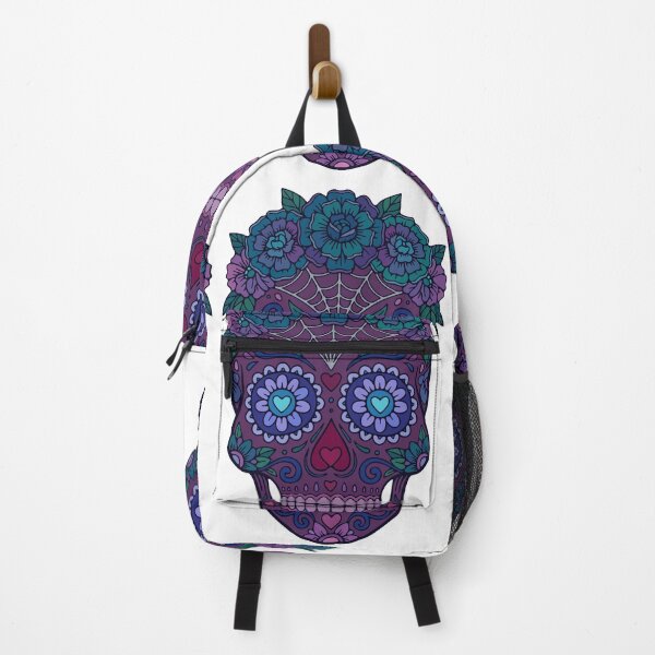 Item preview, Catrina Colorful Sugar Skull Illustration designed and sold by  Ojo de Lilith.