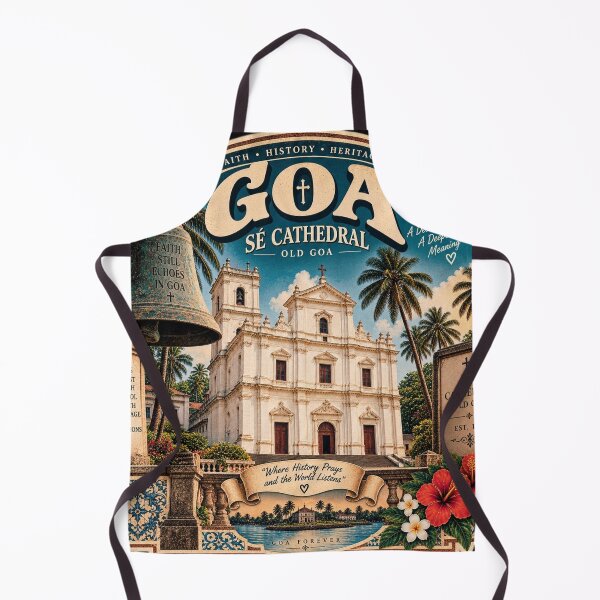 Item preview, Sé Cathedral — Old Goa · Asia's Largest Church designed and sold by Goanheartprints.