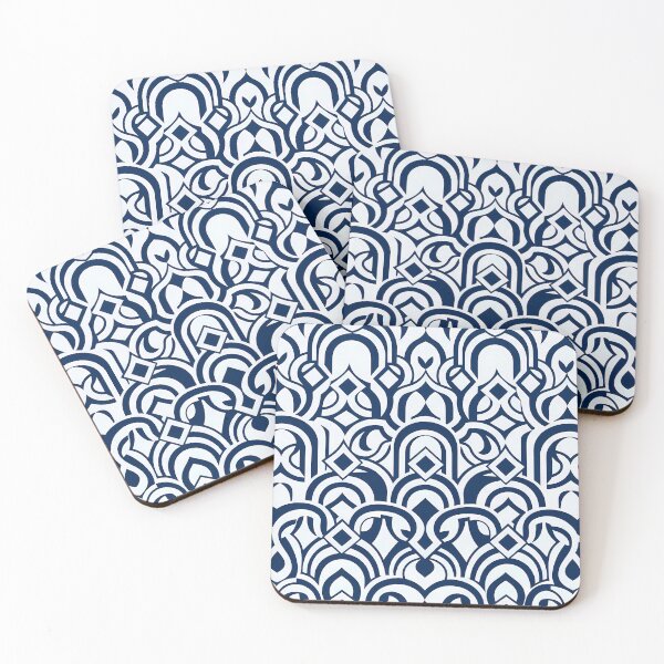 Item preview, America Geometric Damask Ornamental Seamless Pattern Collection designed and sold by ART ATTACK ZONE.