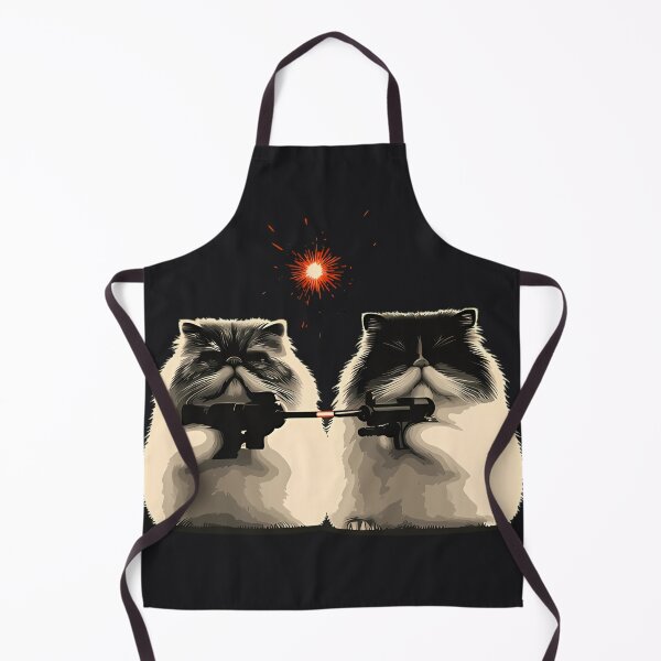 Item preview, Fluffy Tactical Cats Firearm Action Art designed and sold by Lunat1kk.