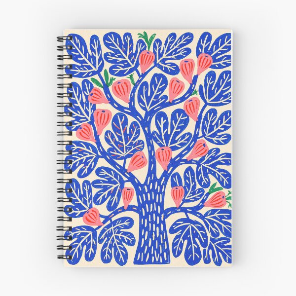Item preview, Colorful Fig Tree Folk Botanical Illustration designed and sold by Sunday Margaritas Art.