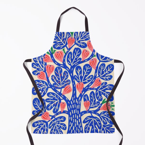 Item preview, Colorful Fig Tree Folk Botanical Illustration designed and sold by Sunday Margaritas Art.