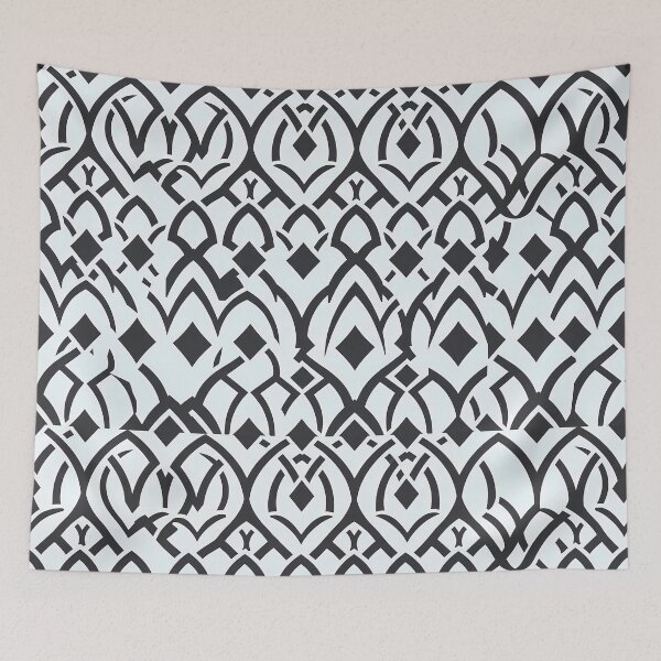 Item preview, Asia Geometric Damask Ornamental Seamless Pattern Collection designed and sold by ART ATTACK ZONE.