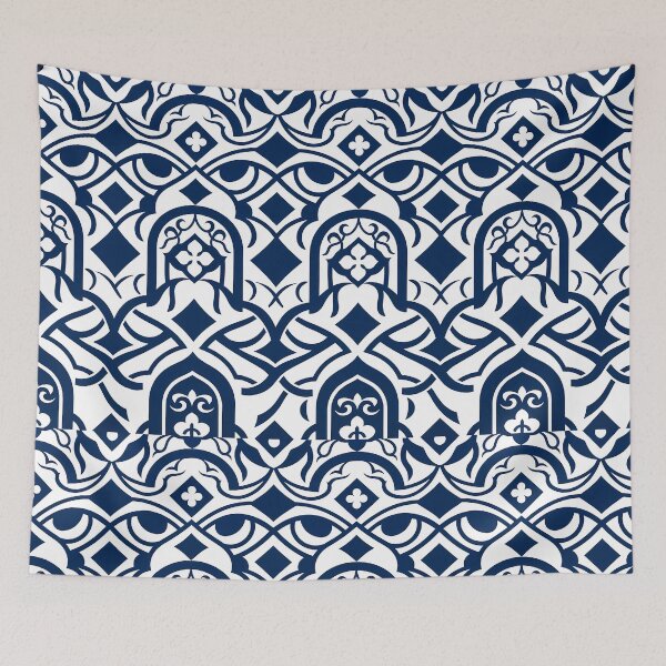 Item preview, Eyes Geometric Damask Ornamental Seamless Pattern Collection designed and sold by ART ATTACK ZONE.