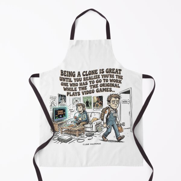 Item preview, Being a clone is great until you realize you're the one who has to go to work while the original plays video games. designed and sold by jrzvibe.