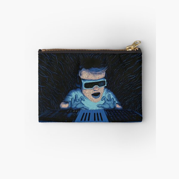 Item preview, Electronic Music Producer Synth Wave Art designed and sold by Lunat1kk.