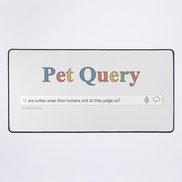 Item preview, Pet Query Turtle Judging - Funny Reptile Search Bar designed and sold by JustAsmahDesign.