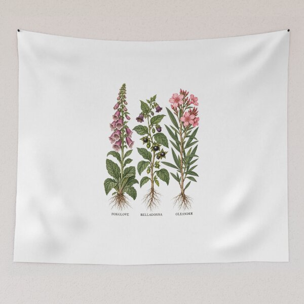 Item preview, Victorian Poisonous Plants Encyclopedia Chart designed and sold by Inkworksbyshery.